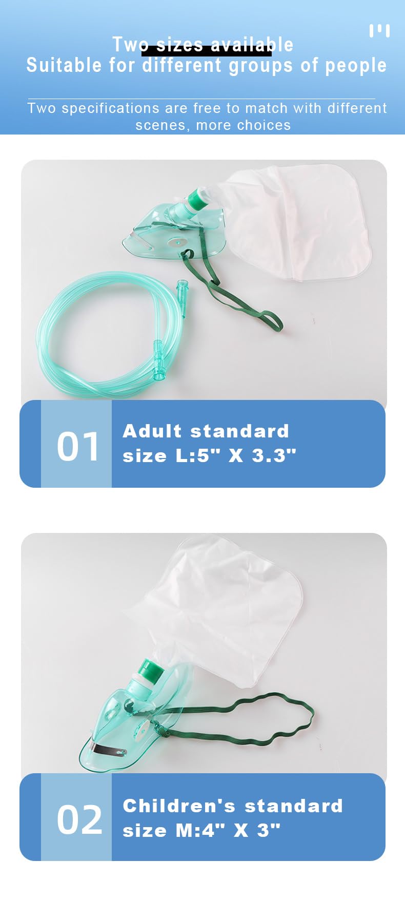 Sac réservoir oxygène Luisddi, pratique pour stocker l’oxygène.