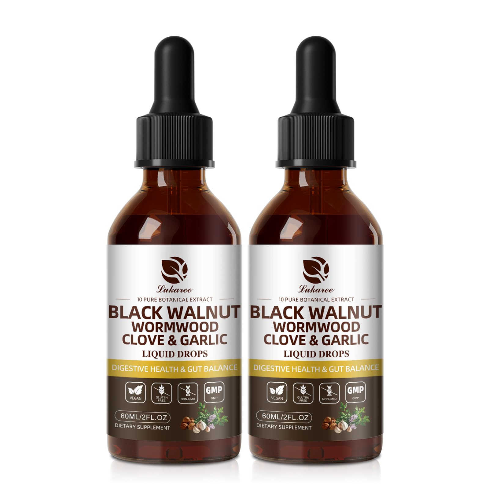 Bouteille Lukaree d’armoise noire, pratique et premium pour une routine digestive quotidienne.