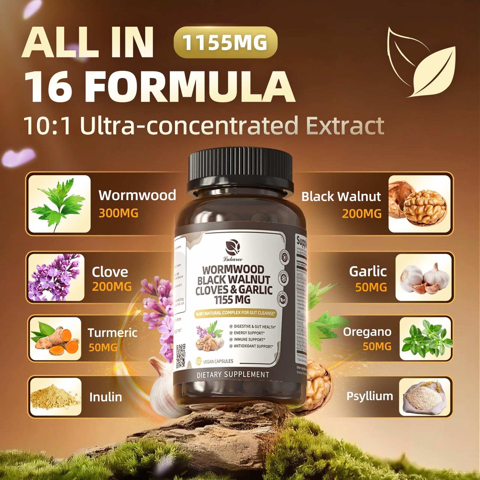 Lukaree capsules individuelles en gros plan, texture douce et prise facile.