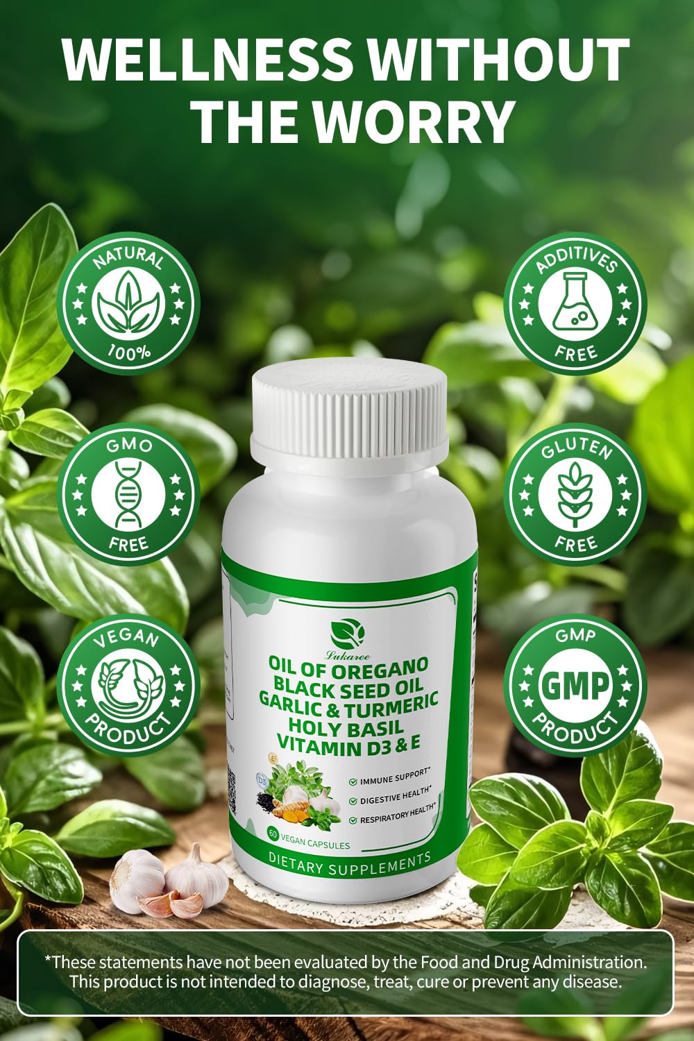 Capsules Lukaree sans goût et faciles à avaler