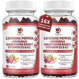Lukaree Cayenne 16-en-1 gommes, boîte: soutien à la circulation et énergie.