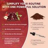 Gommes Lukaree Cayenne 16-en-1, saveur fruitée et absorption améliorée.