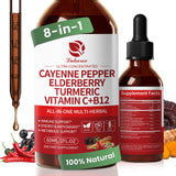 Gouttes Lukaree Cayenne en bouteille, absorption facile et énergie potentielle.