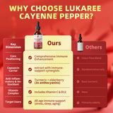 Lukaree extrait de curcuma en bouteille, soutien antioxydant potentiel.