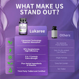 Formule Lukaree Kava à 50% kavvalactones pour efficacité accrue.
