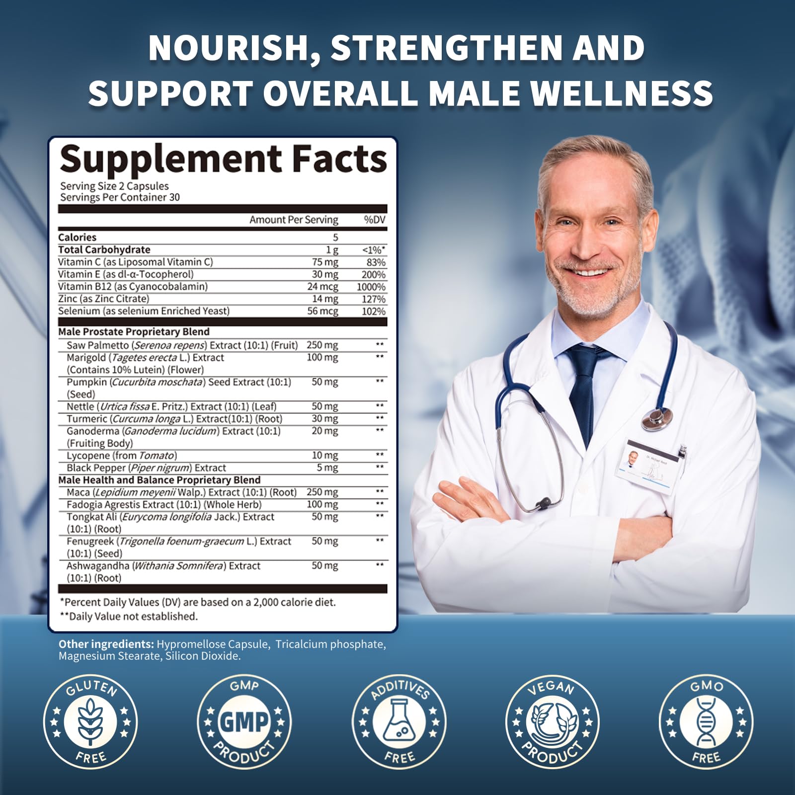 Lukaree Prostate Health, extrait curcuma, soutien antioxydant