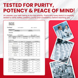 Lukaree Urolithin A+ Plus — Formule végan et sans additifs, conforme GMP.