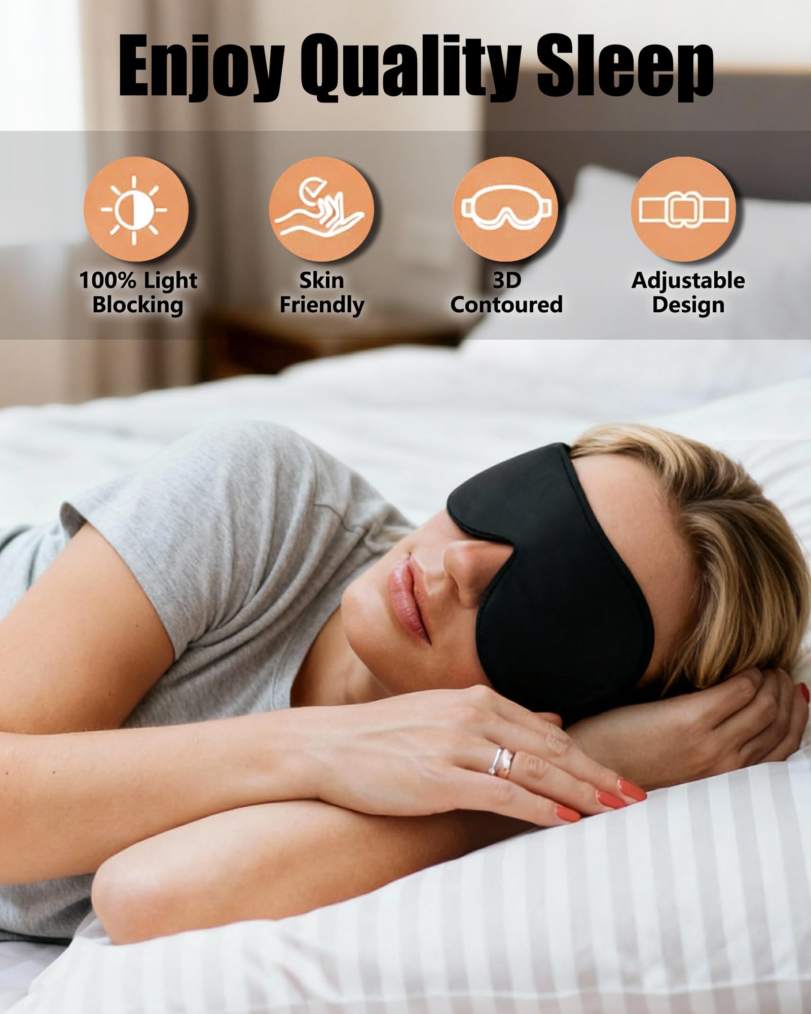 Masque lulir espace oculaire 10 mm sans pression sur les yeux.