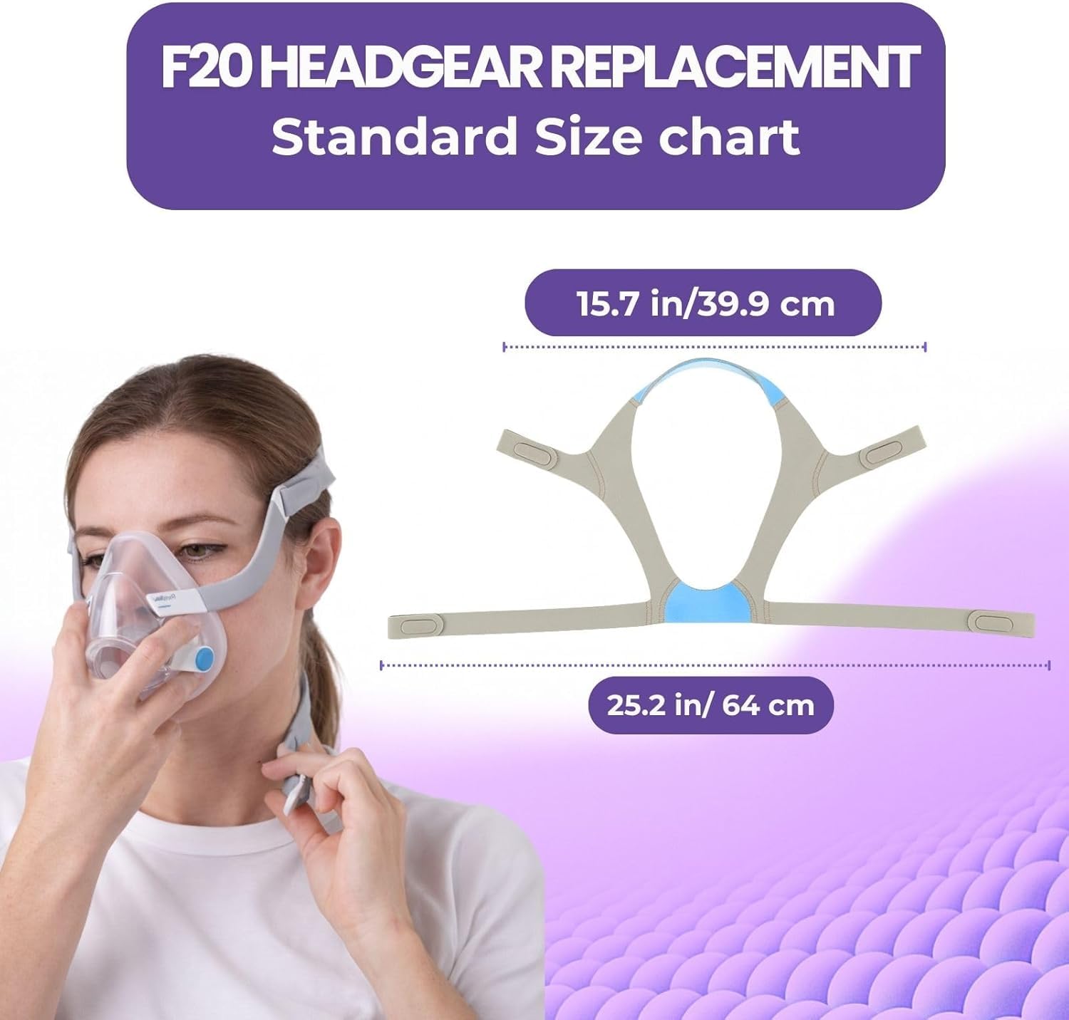 Lullapad Air-fit F20, lot de 5 pièces pratique pour rotation.