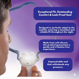 Lullapad Air-Fit P10 coussinet nasal en silicone facile à nettoyer pour une nuit sans tracas.