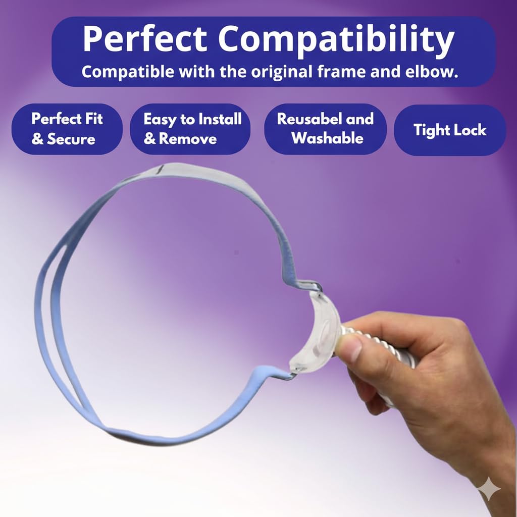 Lullapad Air-Fit P10 coussinet nasal léger assurant un maintien fiable et un confort durable.