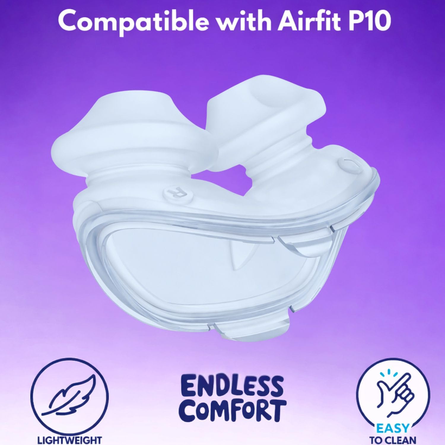 Lullapad Air-Fit P10 assure une thérapie CPAP stable et sans fuite.
