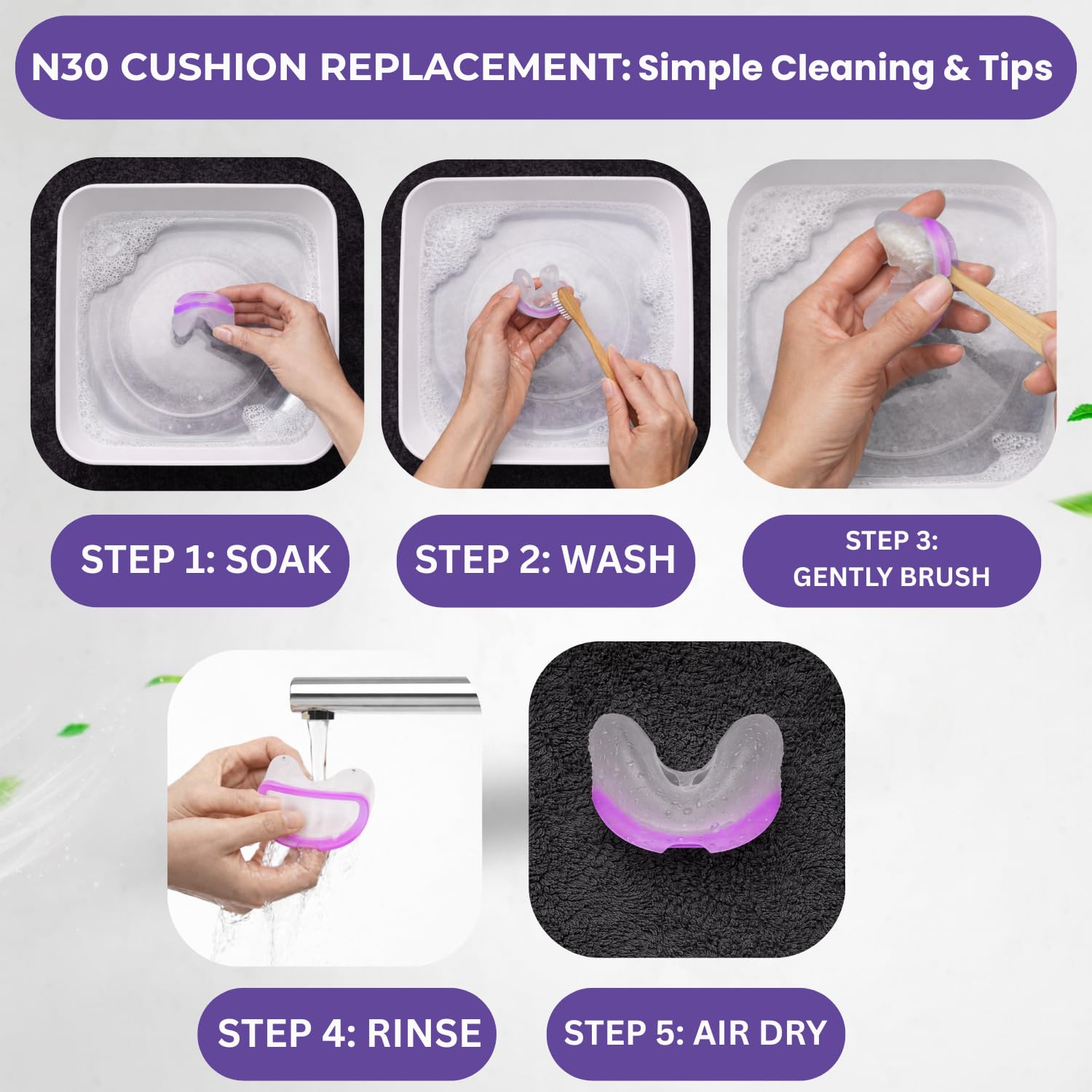 Le montage et l'installation du coussin Lullapad N30 facilitent l'utilisation domestique.