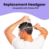 Sangles P10 compatibles masque nasal pour un ajustement fiable.