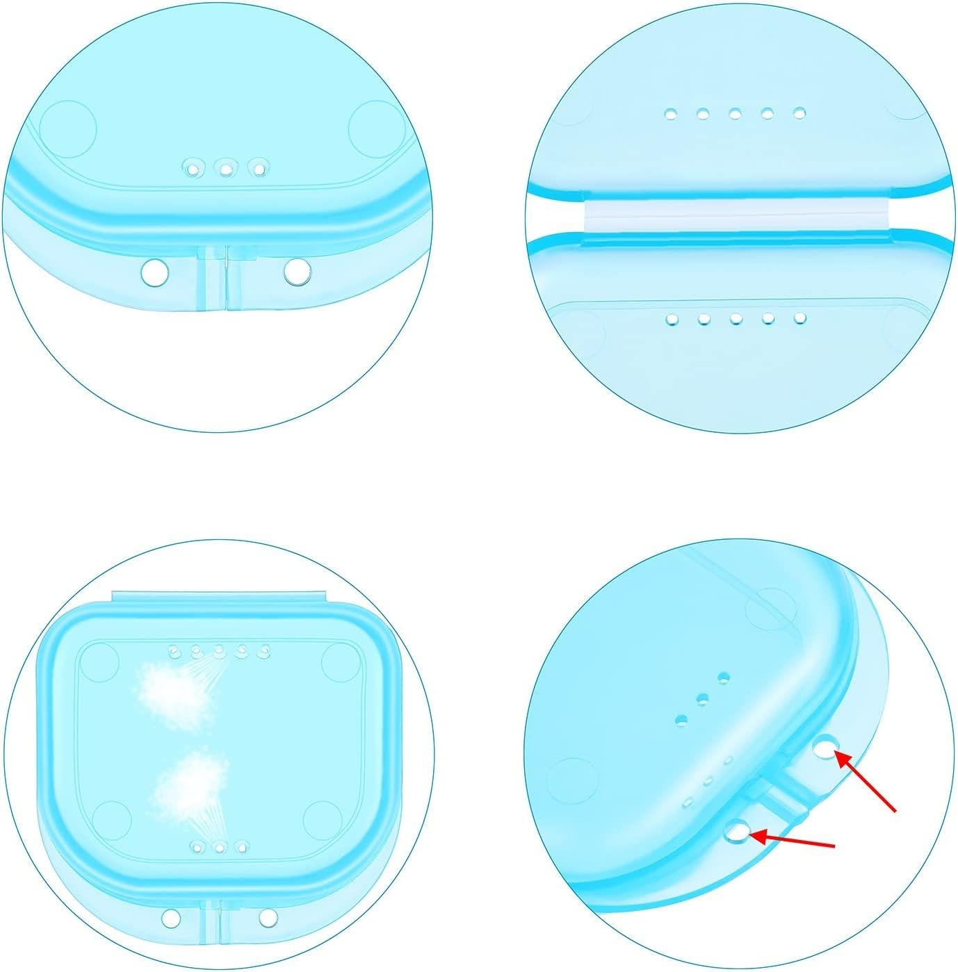 Garde-dents Lulurose bleu, protection nocturne confortable pour les enfants.