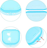 Garde-dents Lulurose bleu, protection nocturne confortable pour les enfants.