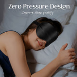 Masque léger et respirant LULUSILK pour le confort nocturne.