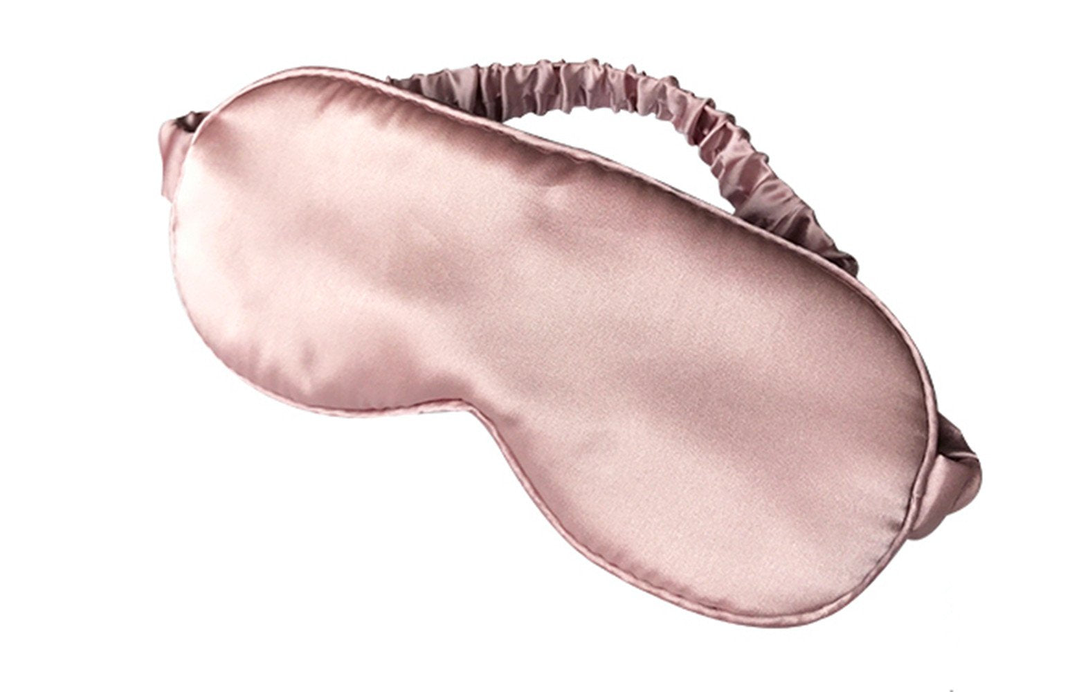 Masque yeux LULUSILK en soie mûrier rose pour peau sensible