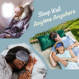 Masque LULUSILK pratique pour voyager grâce à son étui de transport.
