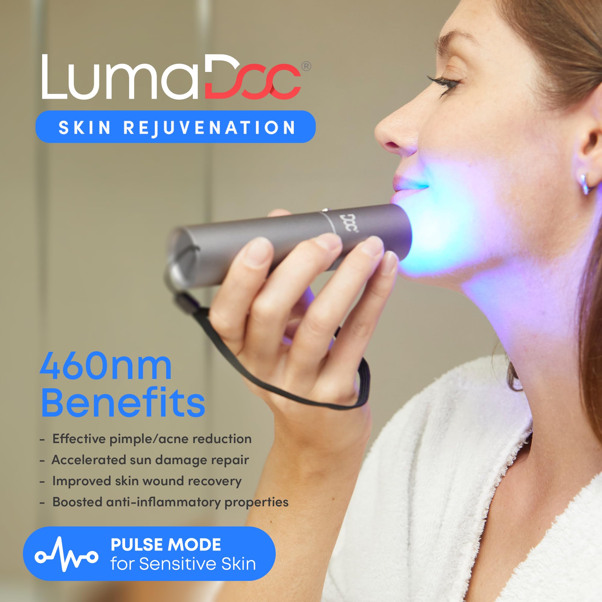 LumaDoc kit inclus avec lunettes et guide rapide pour démarrage facile.