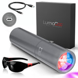 LumaDoc lampe rouge 630nm pour récupération ciblée et confort musculaire potentiel.