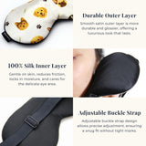 Masque LumeSilk avec sangle réglable pour ajustement personnalisé et confort