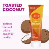Lume Gel Douche Acidifié, arôme noix de coco toastée, parfum agréable.