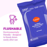 Lingettes Lume jetables et biodégradables après utilisation