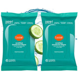 Lingettes Lume Acidifiées, paquet 2x45, pratique pour un rafraîchissement rapide.