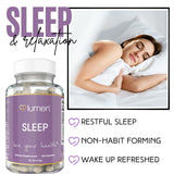 Lumen Naturals Magnésium – comprimés, détente corporelle potentielle.