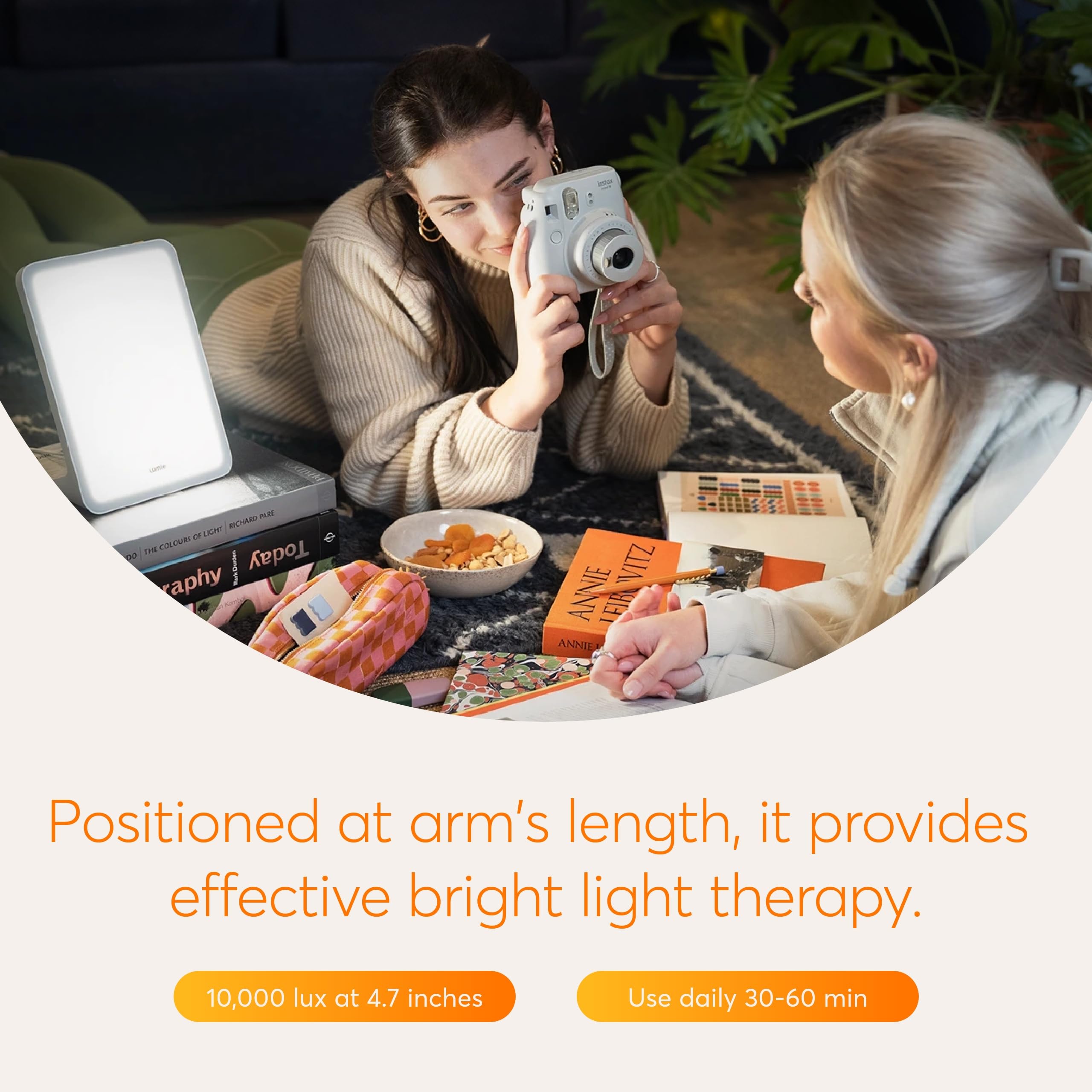 Lumie Mini lampe design compact et élégant pour ambiance lumineuse durable