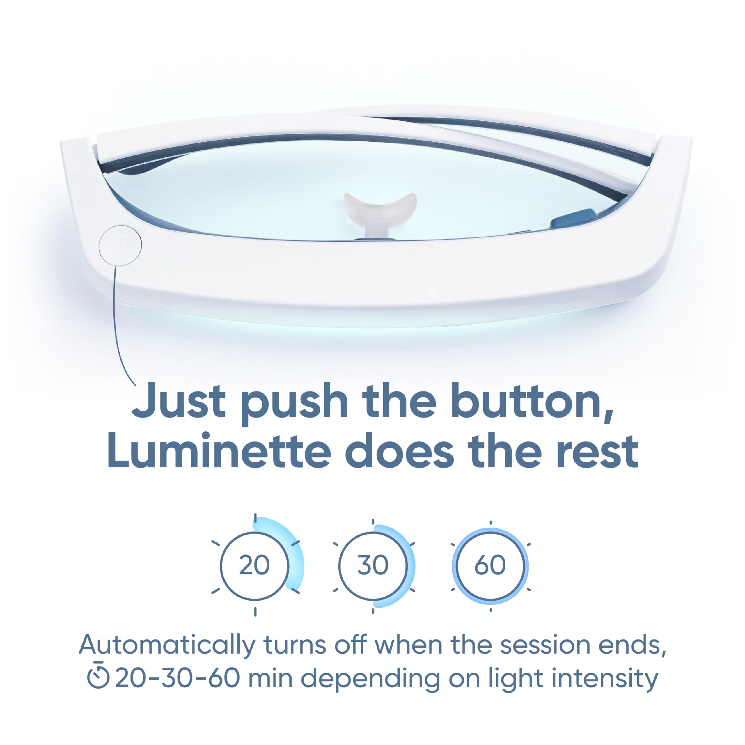 Luminette 3 emballage et recharge micro-USB inclus pour partir léger