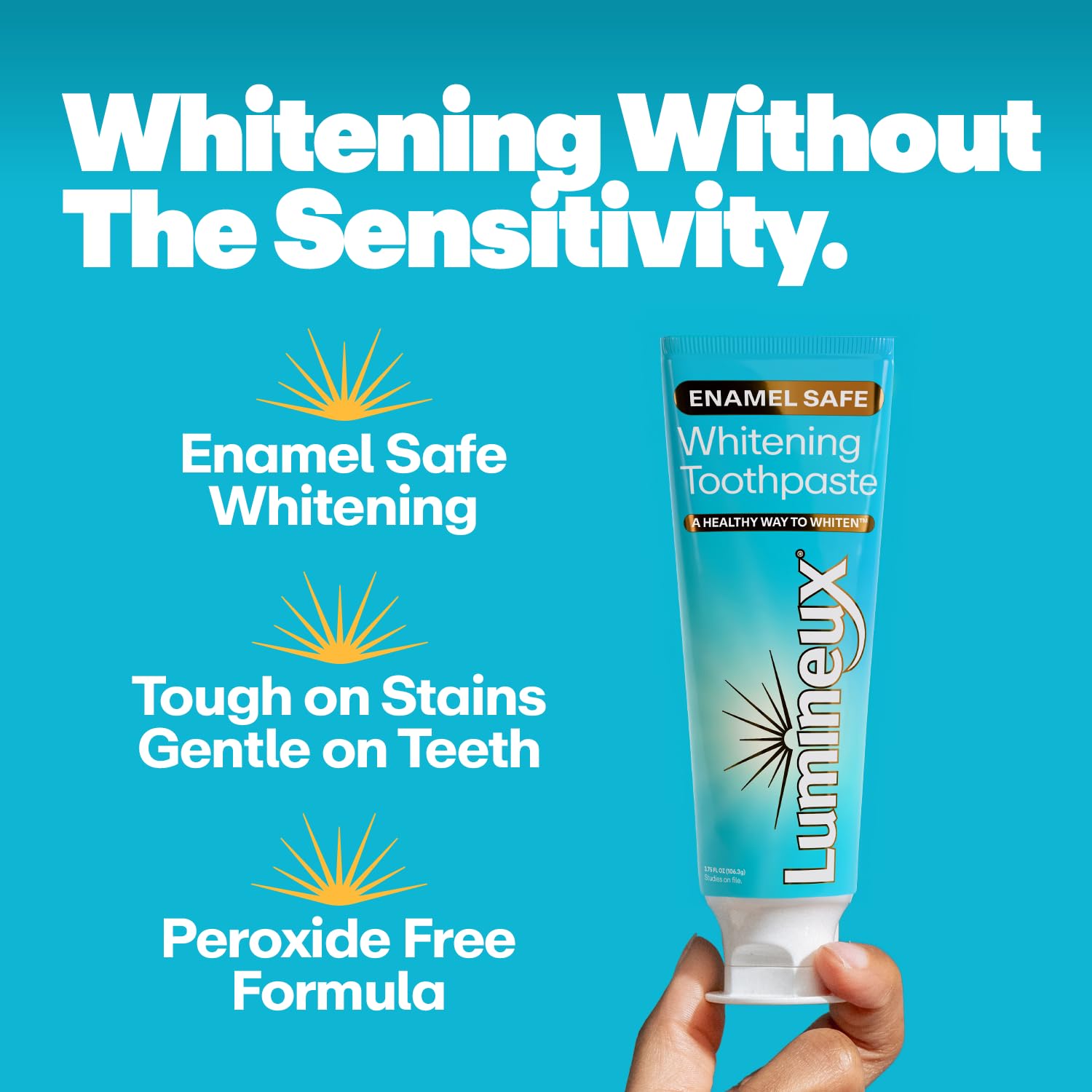 Lumineux dentifrice – routine quotidienne avec action blanchissante douce