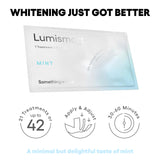 Application bandes Lumismart dents, expérience confortable.