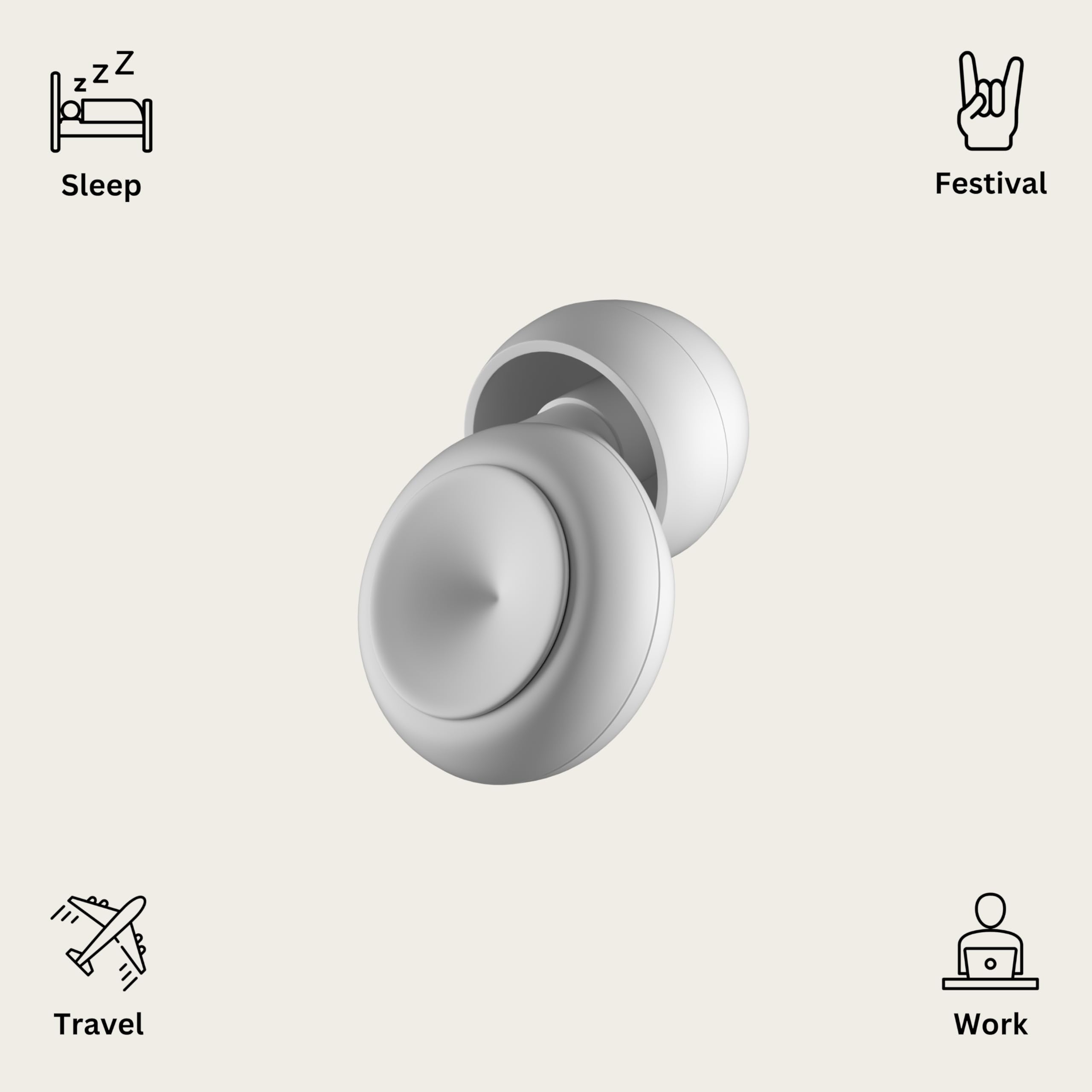 Embouts en silicone réutilisables Lumo pour ajustement personnalisé.