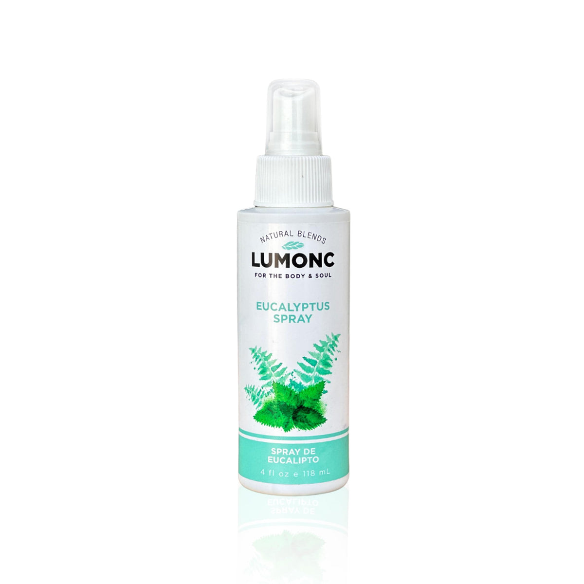 Lumonc Eucalyptus Spray, bouteille compacte favorisant une respiration plus fraîche.