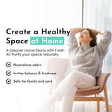 Lumonc Eucalyptus Spray, ambiance de chambre avec air plus frais.
