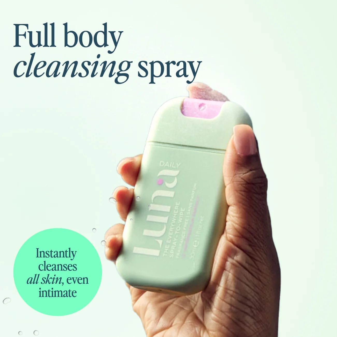 Formule pH équilibré Luna Daily respectant la peau au quotidien.