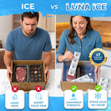 Pack LUNA ICE pour boîte déjeuner, garde les aliments frais toute la journée.