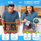 Luna Ice, paquets pour boîte à lunch, garde repas frais toute la journée