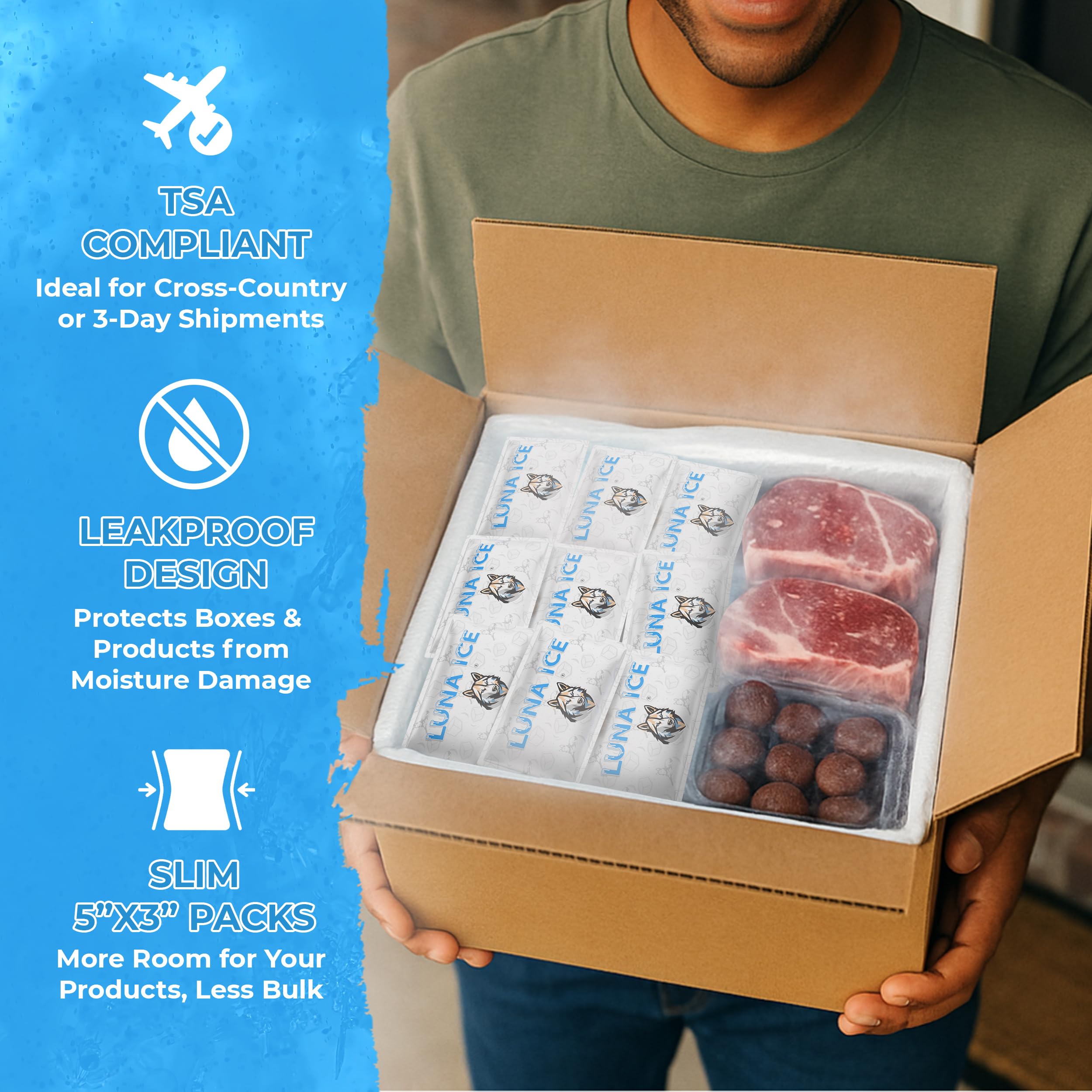 Luna Ice: utilisation simple, maintien du froid jusqu’à 72 heures