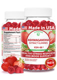 Lunakai Ashwagandha Gummies, bouteille visible, soutien quotidien calme et équilibre potentiels.