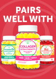 Panneau nutritionnel Lunakai Biotine Gommes, informations claires pour le consommateur.