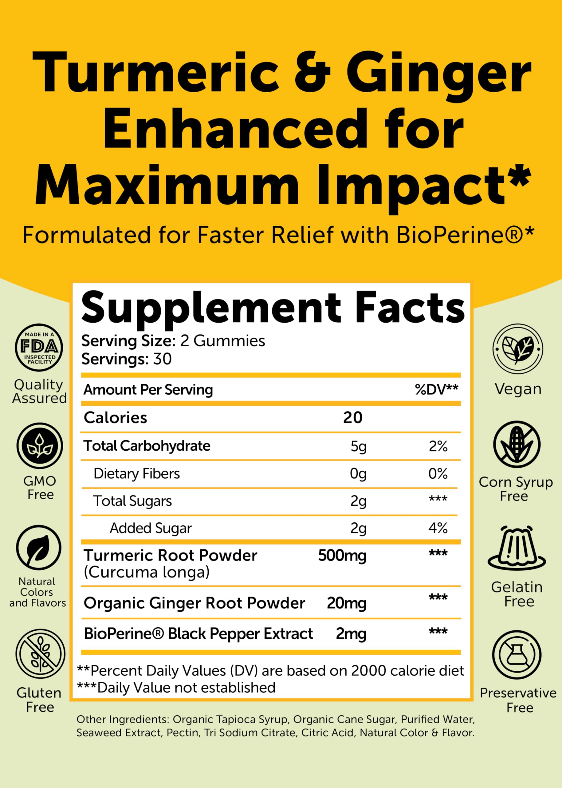 Gomme Lunakai sans additifs artificiels, sans lactose ni gluten.