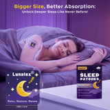 Emballage compact des patchs Lunalex Sleep, facile à emporter.