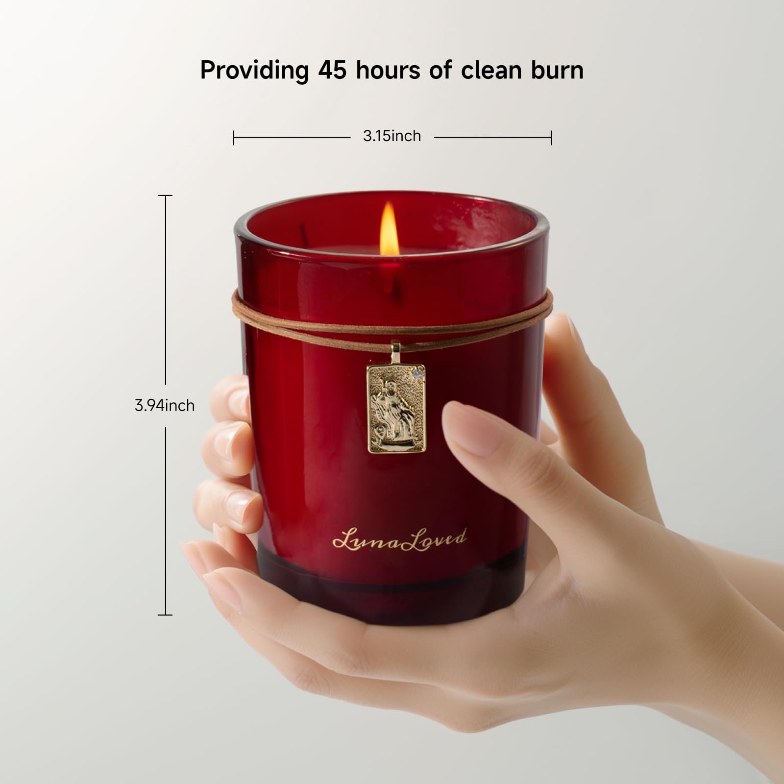LunaLoved Santal Ébène Praline, base chaude et réconfortante pour détente.
