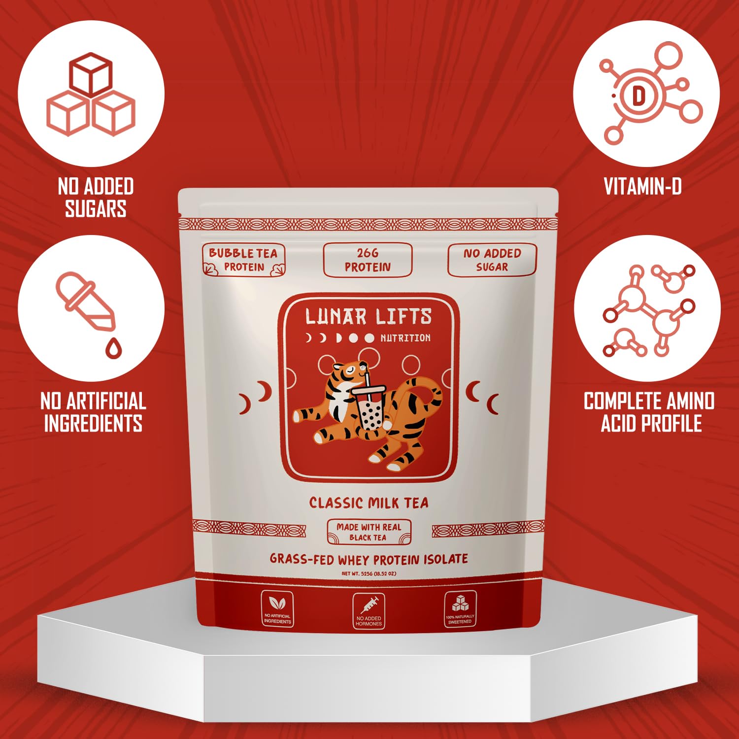 Lunar Lifts Nutrition option faible en calories.