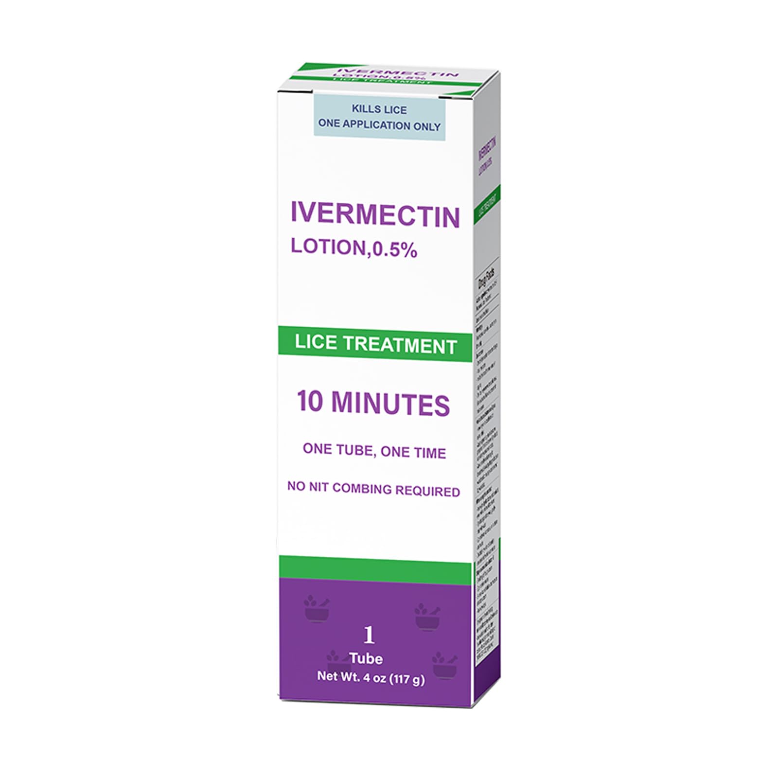 LUNCHIS Ivermectine Lotion: flacon de 4 oz prêt à l’emploi pour traitement des poux.
