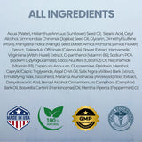 Lune Nerve Balm : emballage fabriqué aux États-Unis avec des ingrédients propres.