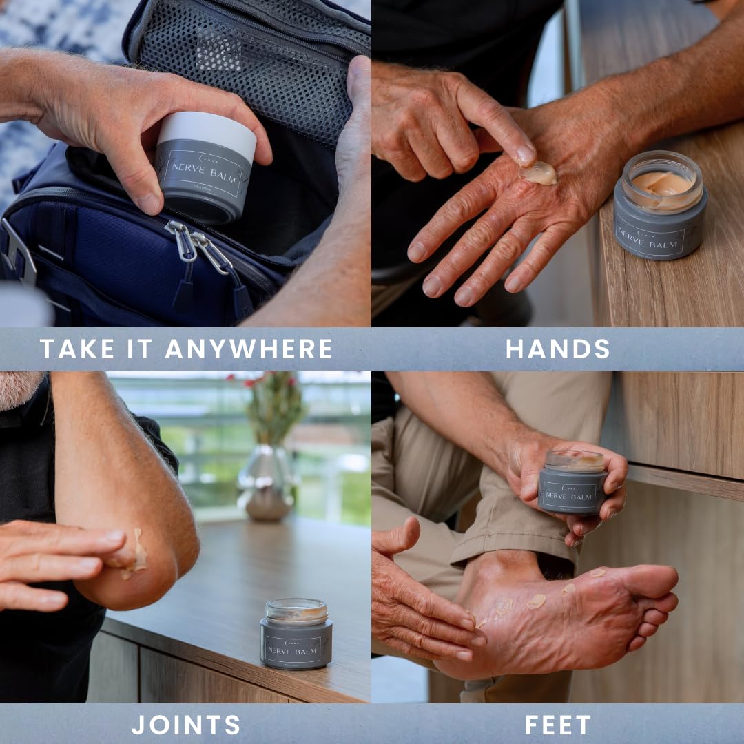 Lune Nerve Balm : texture légère qui pénètre rapidement sans graisse.